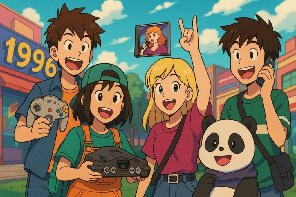 1996年を象徴するイメージ画像です。