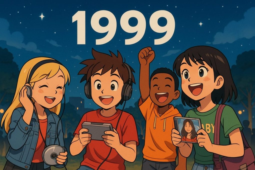 1999年を象徴するイメージ画像です。