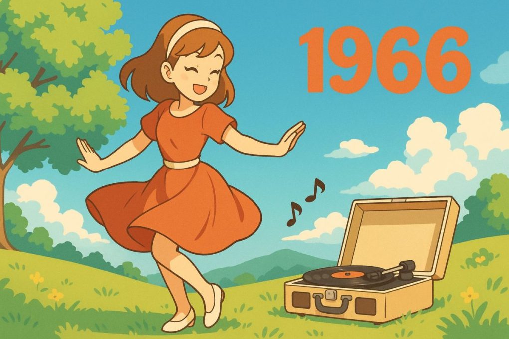 1966年を象徴する、前向きな気持ちになれるようなイメージ画像です。